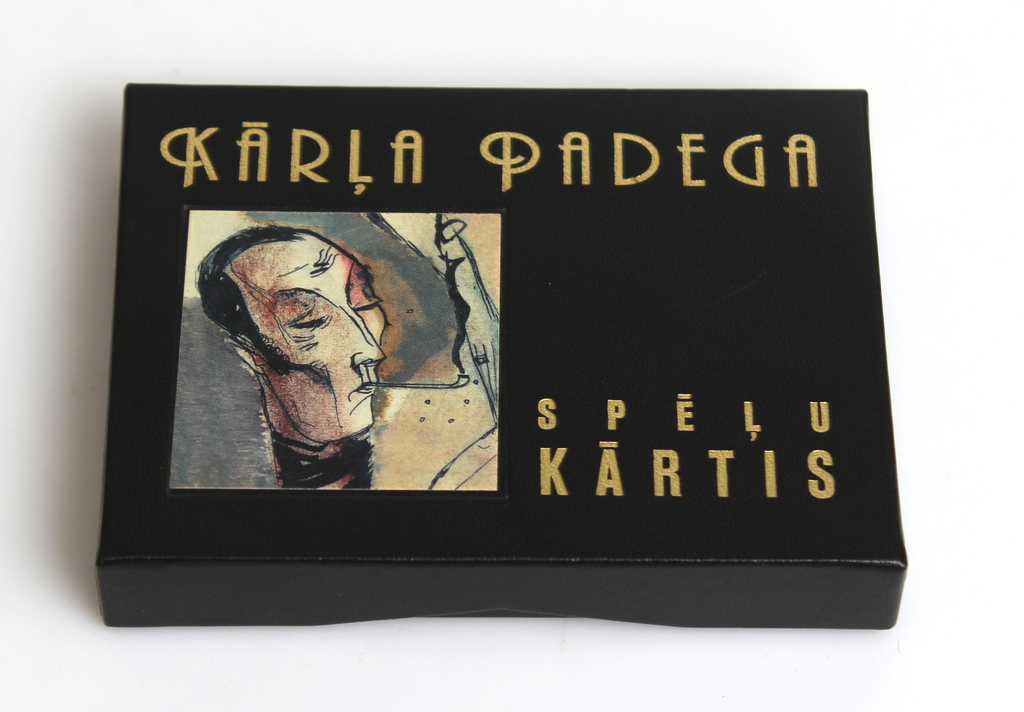 Игральные карты Карлиса Падегca (неиспользованные)