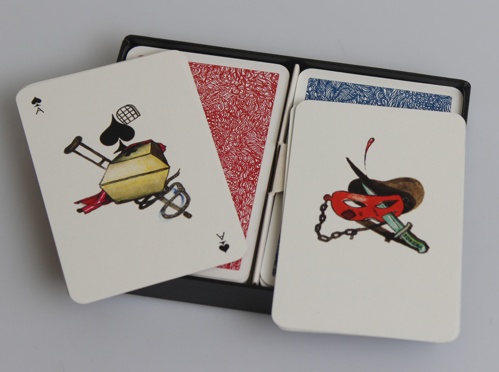 Playing cards (not used) by Karlis Padegs