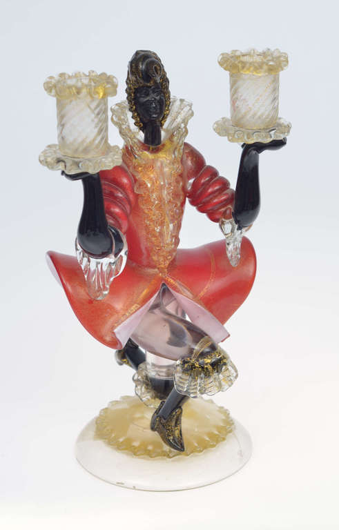 Murano glass figurine / candlestick