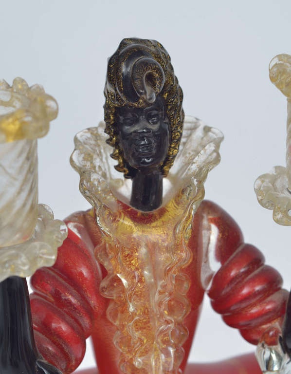 Murano glass figurine / candlestick