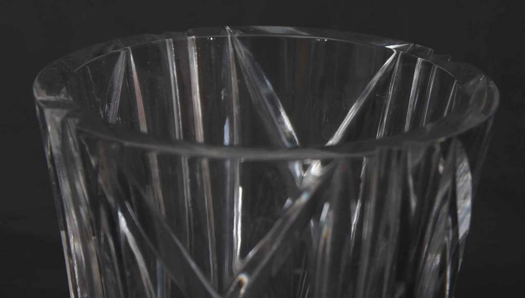 Crystal vases (2 pcs.)