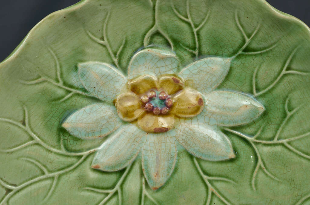 Faience Art Nouveau plate