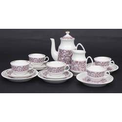 Not complete porcelain coffee set 