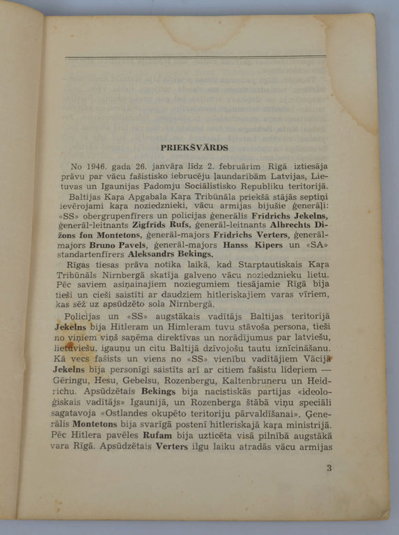 The Book ''Tiesas prāva 1946''