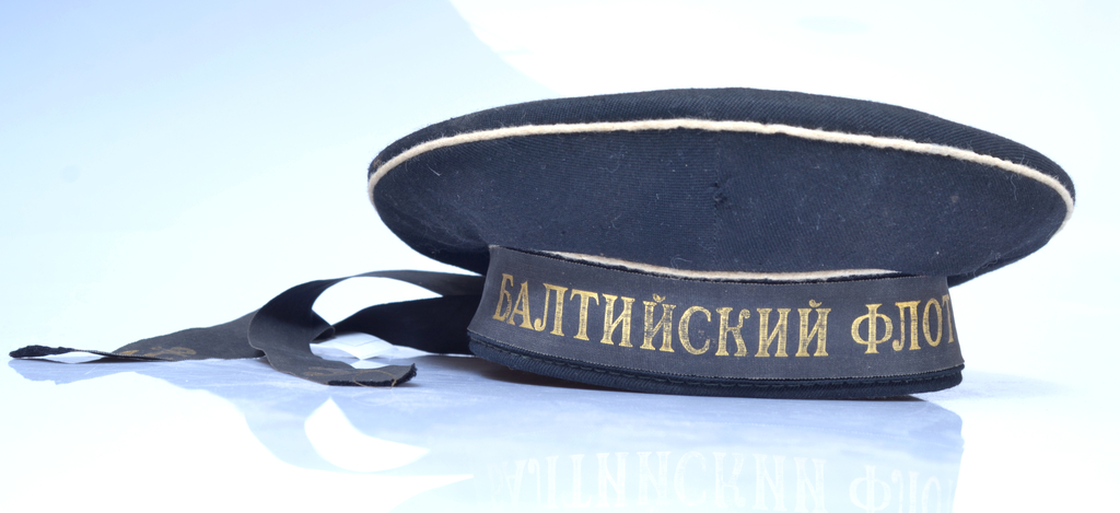 Baltic navy sailor hat and belt buckle