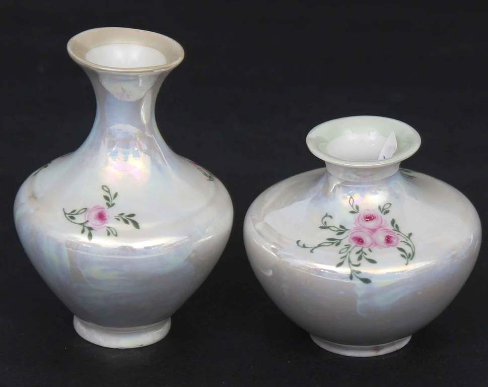 Two porcelain vases