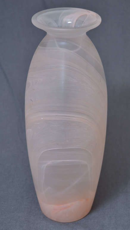 Līvanu glass factory smoky glass vase