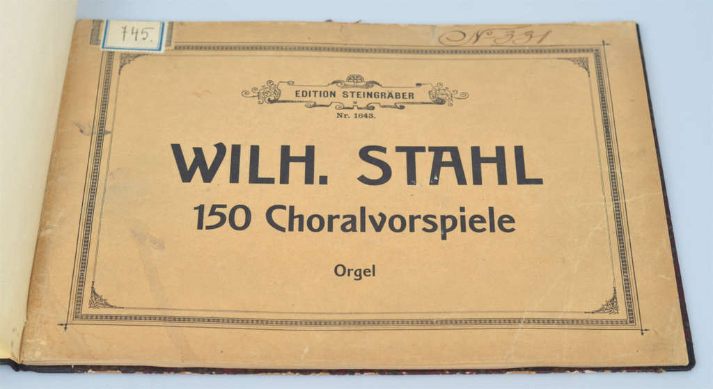 Wilh. Stahl 150 Choralvorspiele