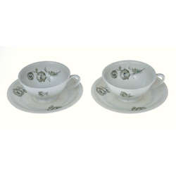 Kuznetsov cups with saucer - a couple