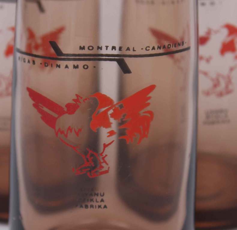 Trīs stikla glāzes (Ekskluzīva partija) “Dinamo” un “Montreal Canadiens”