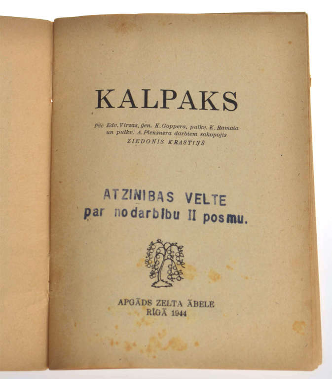 Книга  ''Kalpaks''