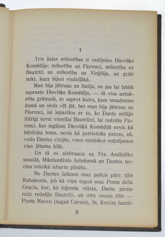 Zenta Mauriņa, 2nd edition,  ''Dante tagadnes cilvēka skatījumā''