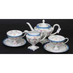 Porcelain set for two people