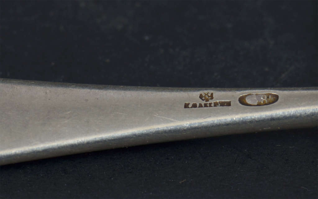 K. Fpaberge silver spoons (3 pcs.)