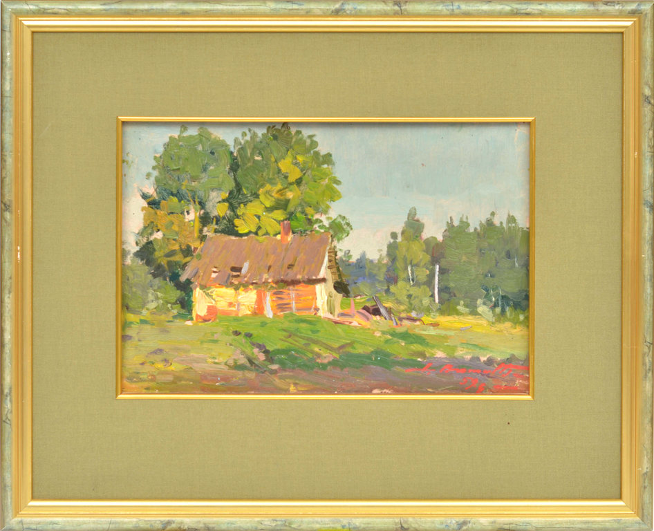 Landscape with little house