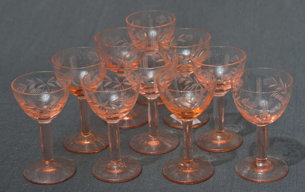Glass liqueur glasses 10 pcs.