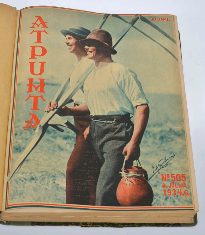 Magazines ''Atputa'' in one volume 1934 / No. 505-530