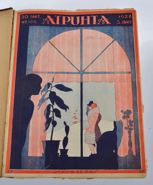 Magazines Atputa in one volume 1928.g. / No. 166-217