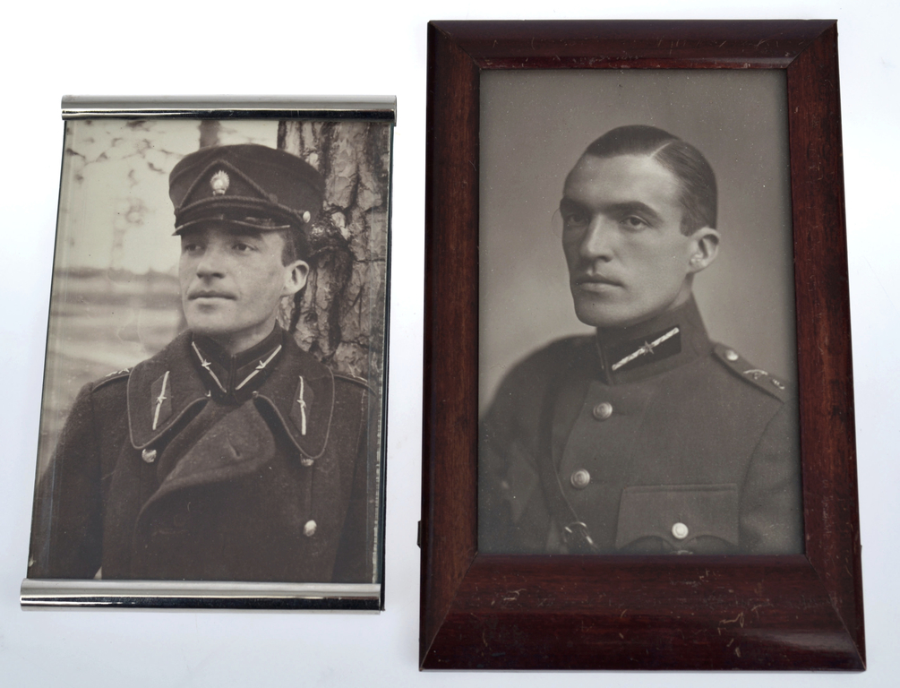 Photos of Officer Voldemars Mielenas in frames 2 pcs