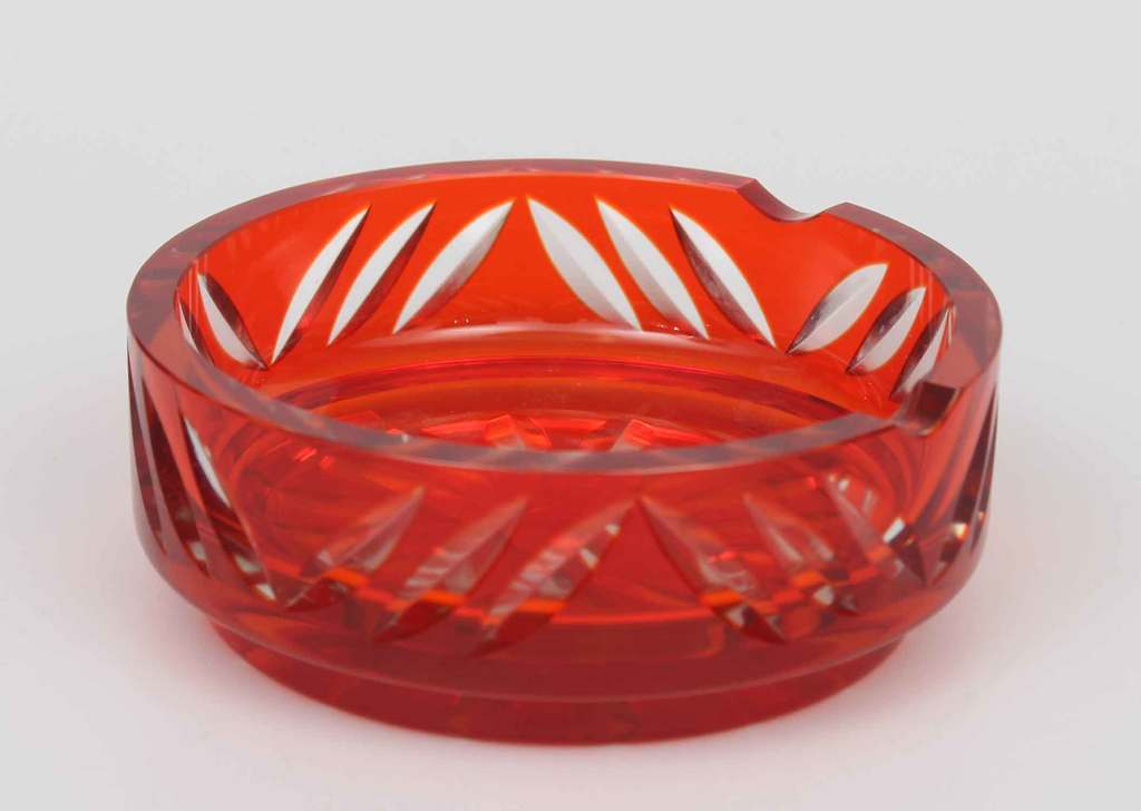 Stained glass ashtray