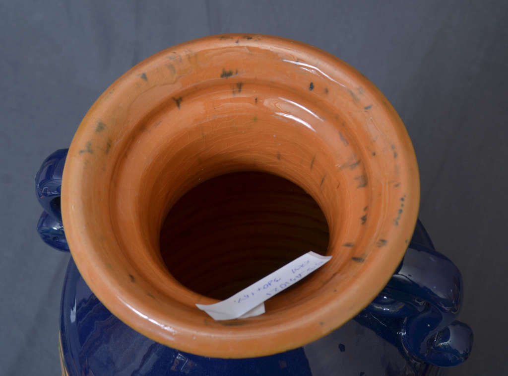 Расписная напольная ваза