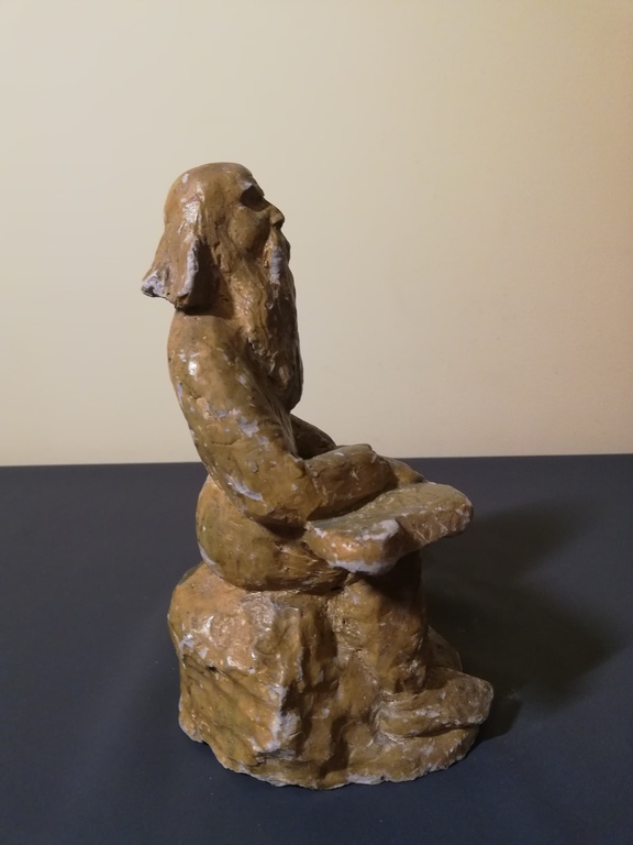 White clay figurine ''Kokletajjs''