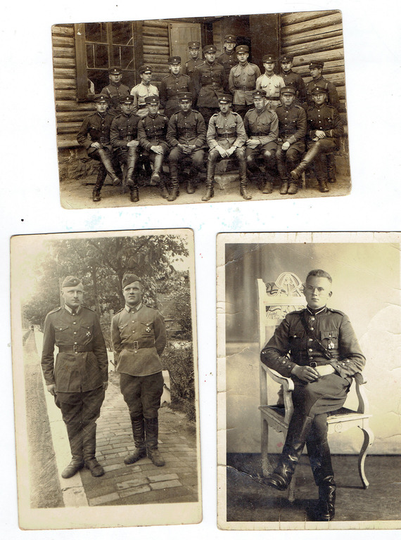 Latvian army postcards (7pcs)
