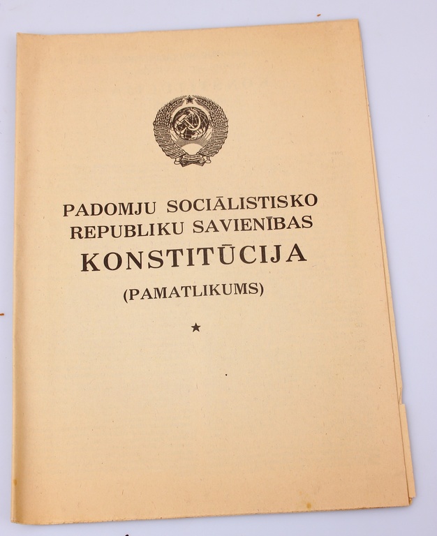 Padomju Sociālistisko Republiku Savienības konstitūcija (pamatlikums)