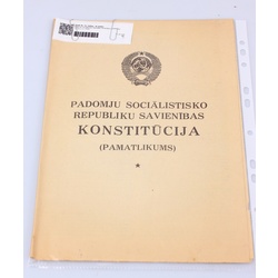 Padomju Sociālistisko Republiku Savienības konstitūcija (pamatlikums)