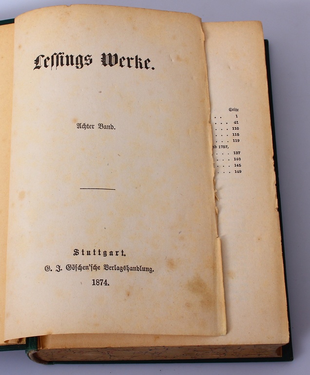 3 grāmatas vācu valodā ar M.Kublinska ekslibriem