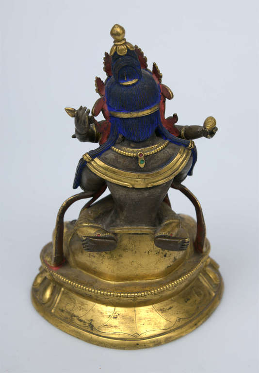 Позолоченная бронзовая фигура Ваджрадхары и Праджняпарамиты 
