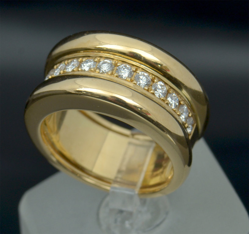 Золотое кольцо Chopard Strada с бриллиантами
