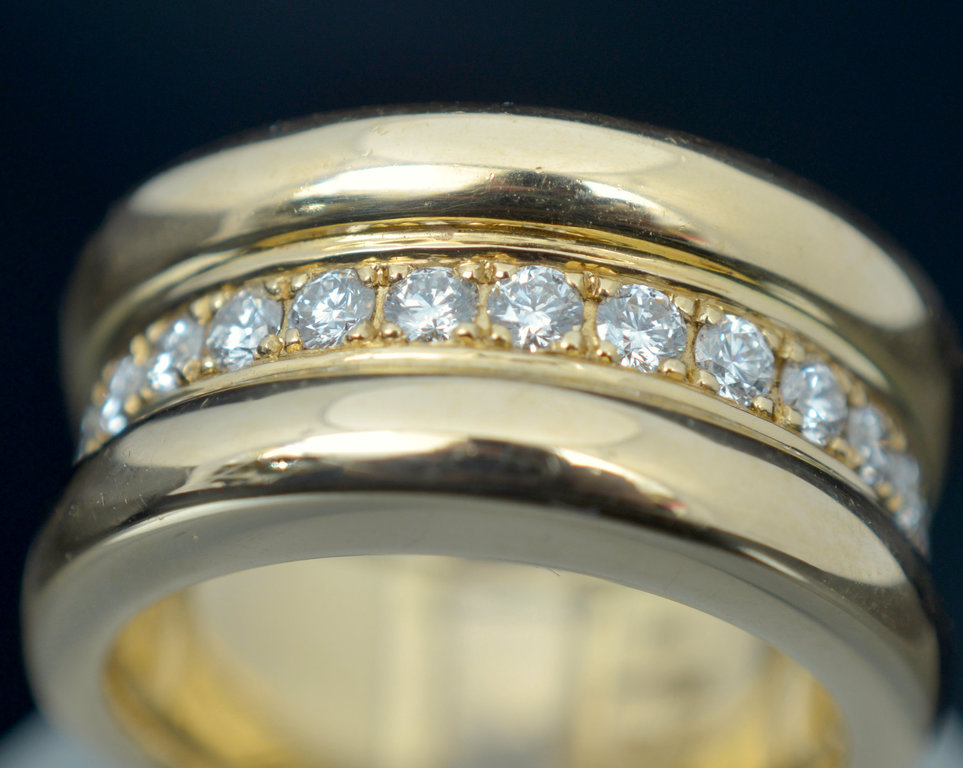 Золотое кольцо Chopard Strada с бриллиантами