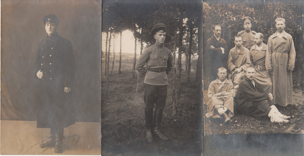 Fotogrāfijas (5 gab) ''Latvijas armijas karavīri''