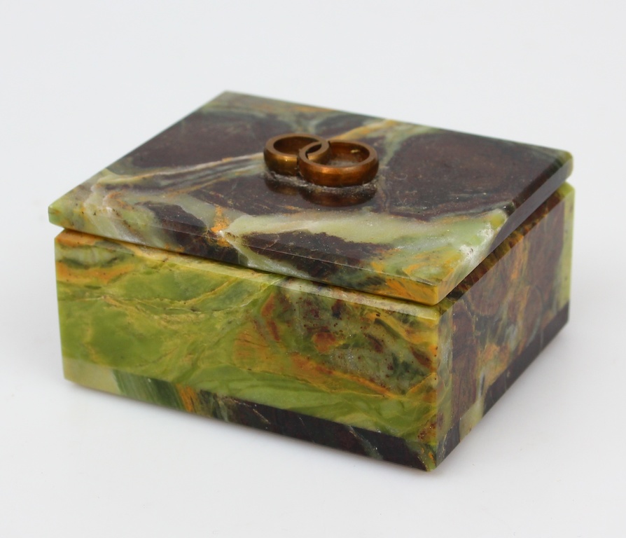 Marble jewelry box