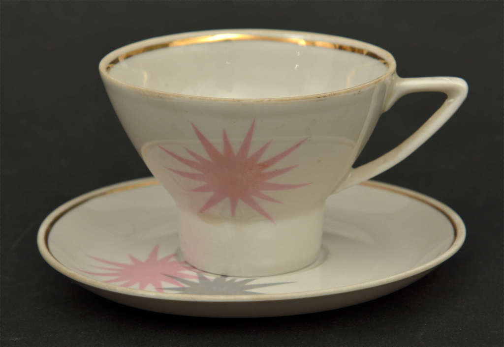 Six cups with saucers from ''Alfa'' set