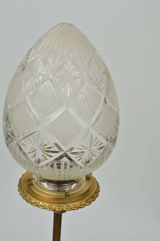 Lamp with glass dome