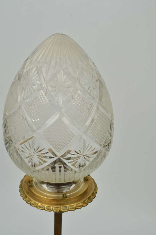 Lamp with glass dome