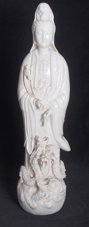 Couple of porcelain figures 'Buddha'