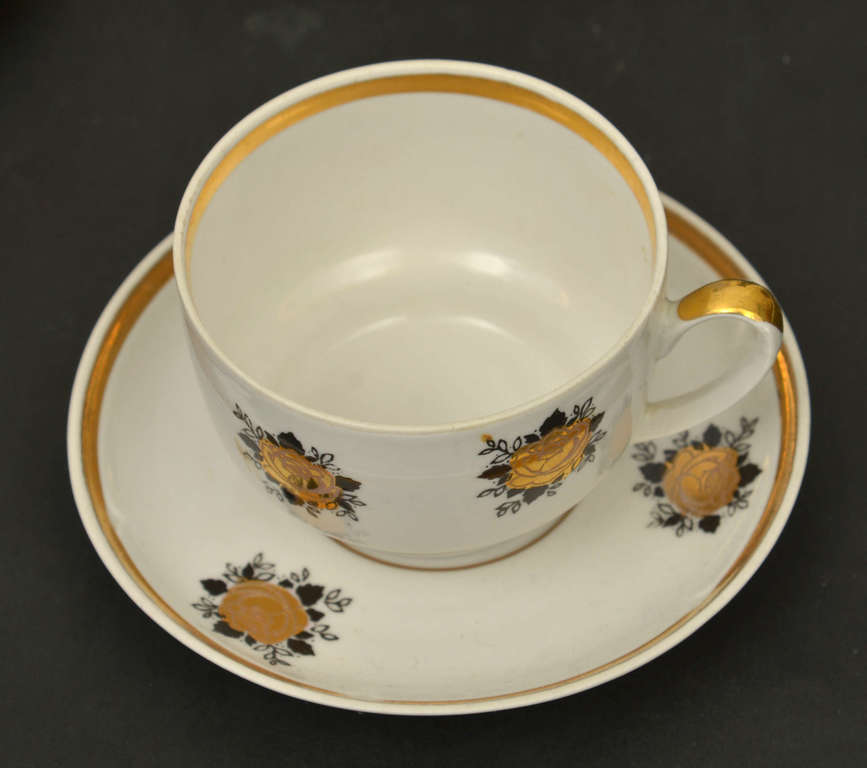 Porcelain coffee set for 12 people