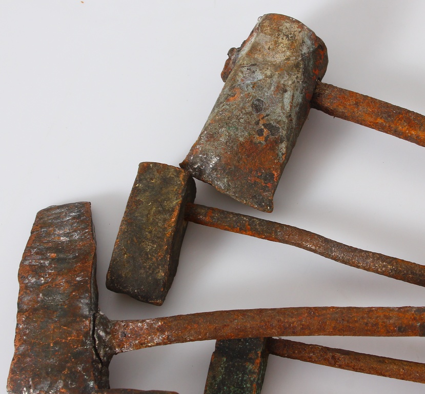 Coal splitting hammers with copper heads 5 pcs.