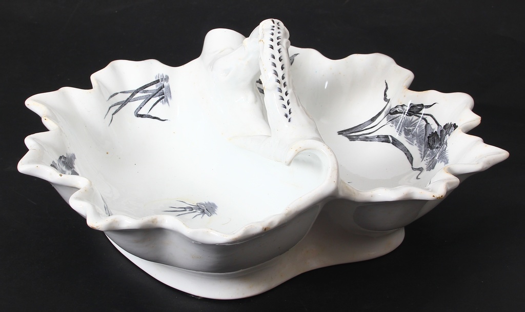 Art Nouveau porcelain serving dish