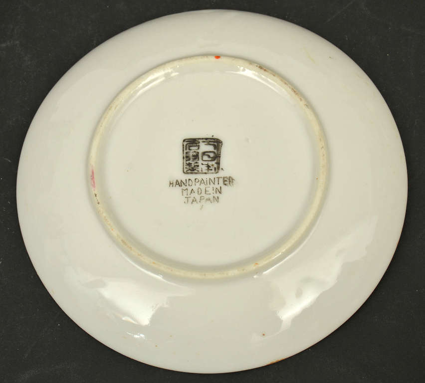 Japanese porcelain cup with saucer 