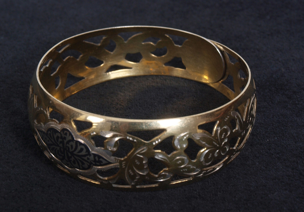 Silver gilded bracelet