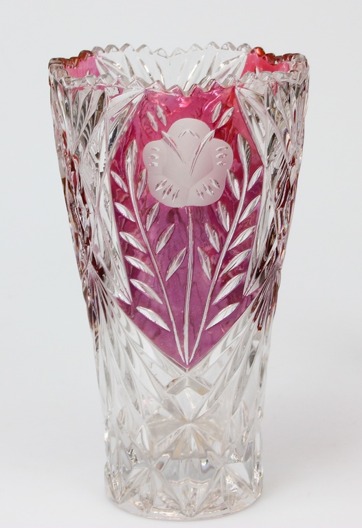 Crystal vases (3 pcs)