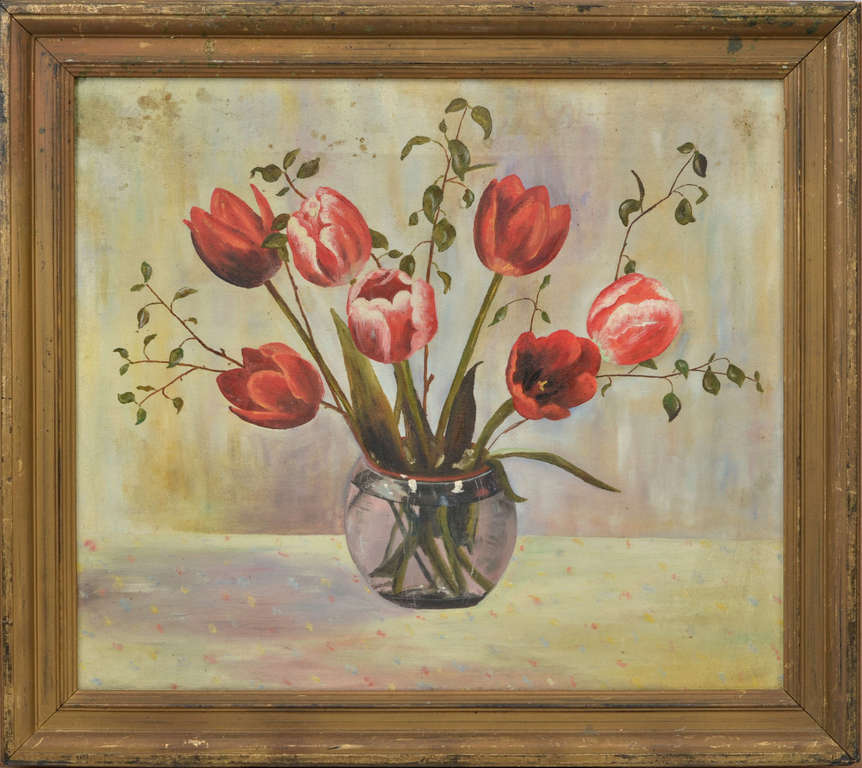 Натюрморт с тюльпанами