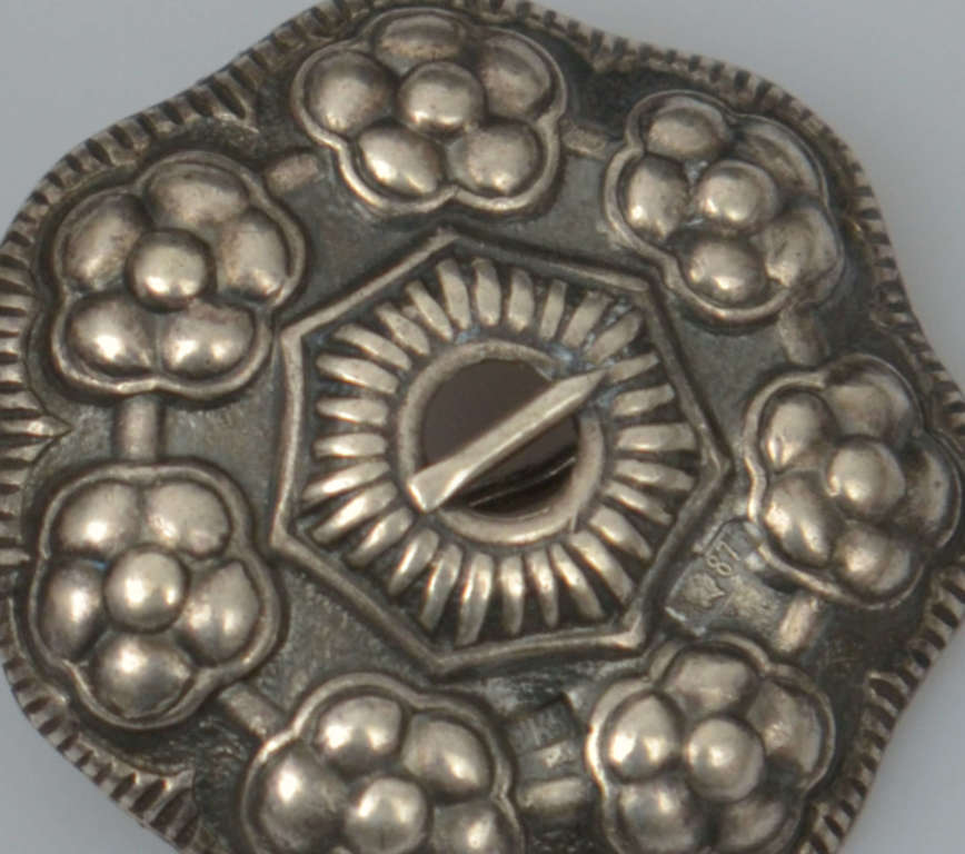 Silver brooch (2 pcs.)