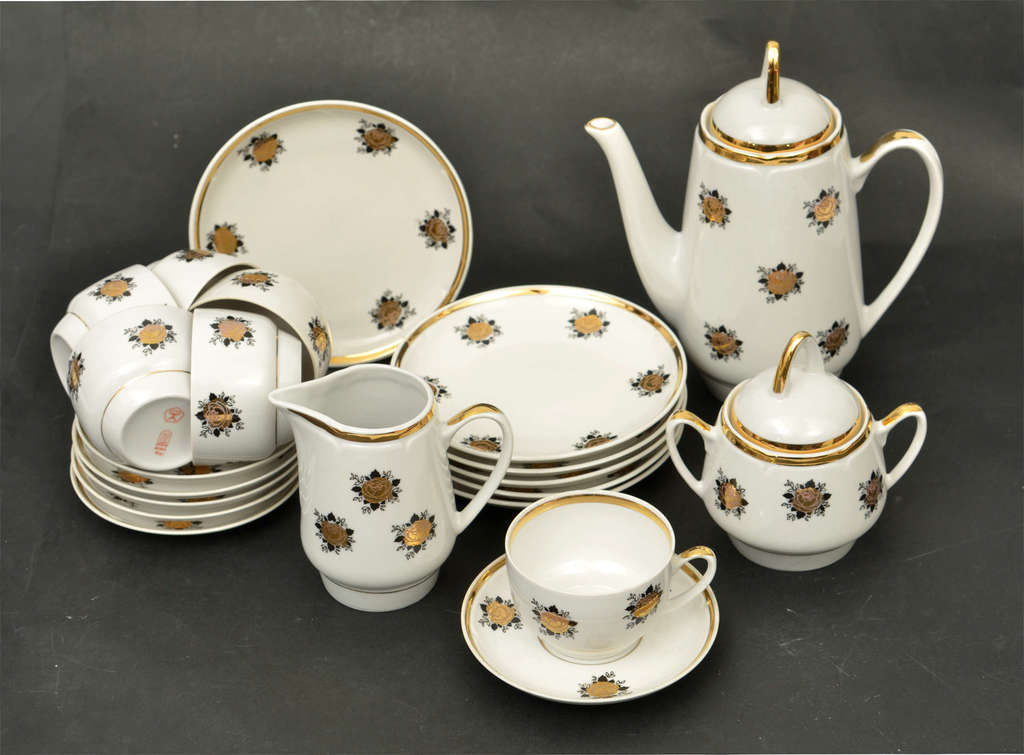 Coffee porcelain set for 6 people 
