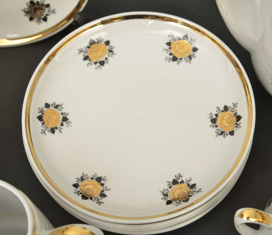 Coffee porcelain set for 6 people 