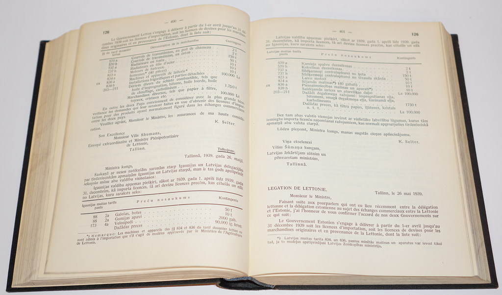 Likumu un Ministru kabineta noteikumu krājums 1939.gads
